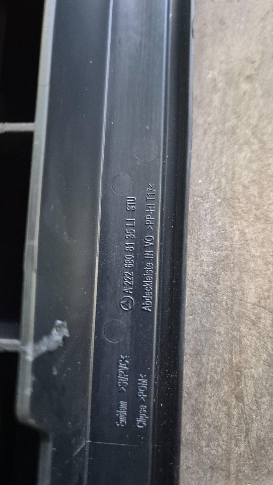 Mercedes-Benz S-Klasse W222 Einstiegsleisten Set