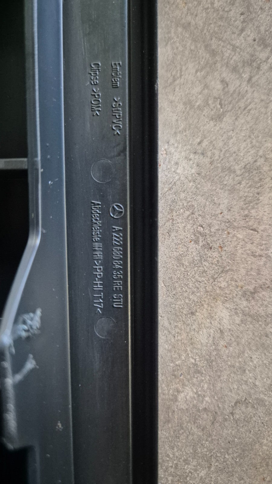 Mercedes-Benz S-Klasse W222 Einstiegsleisten Set