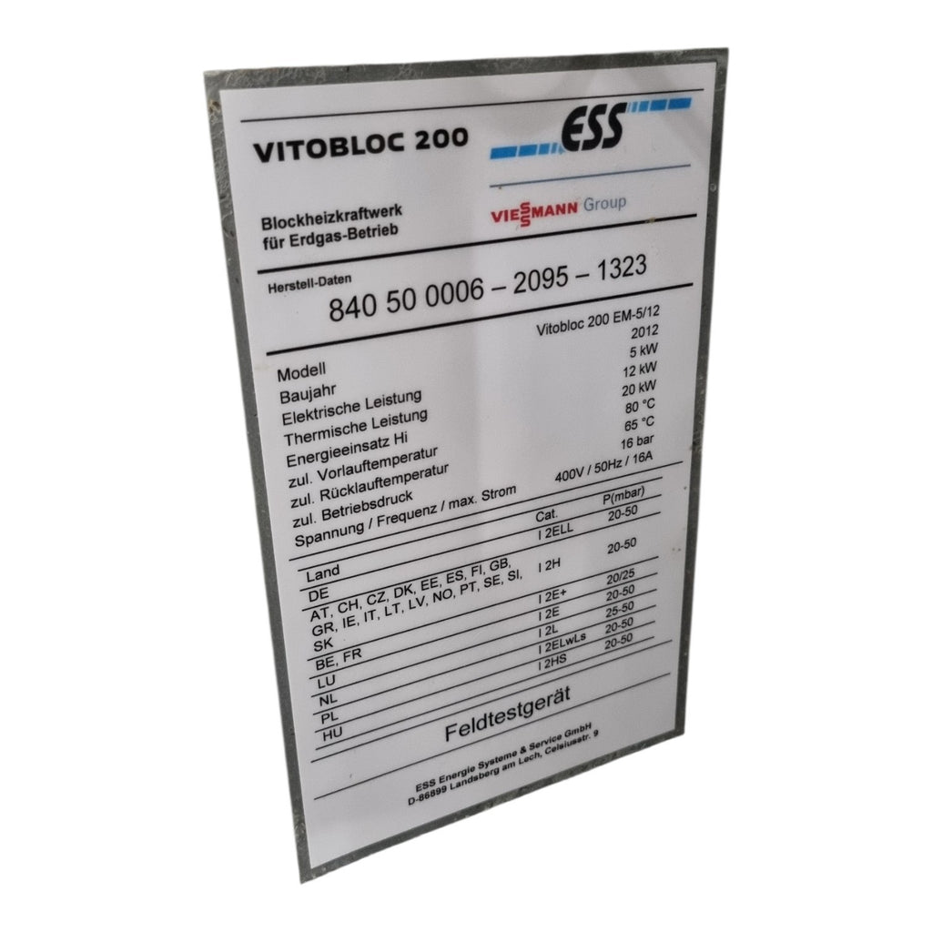VIESSMANN Vitobloc 200 EM-512 Steuerung Steuergerät Elektronik