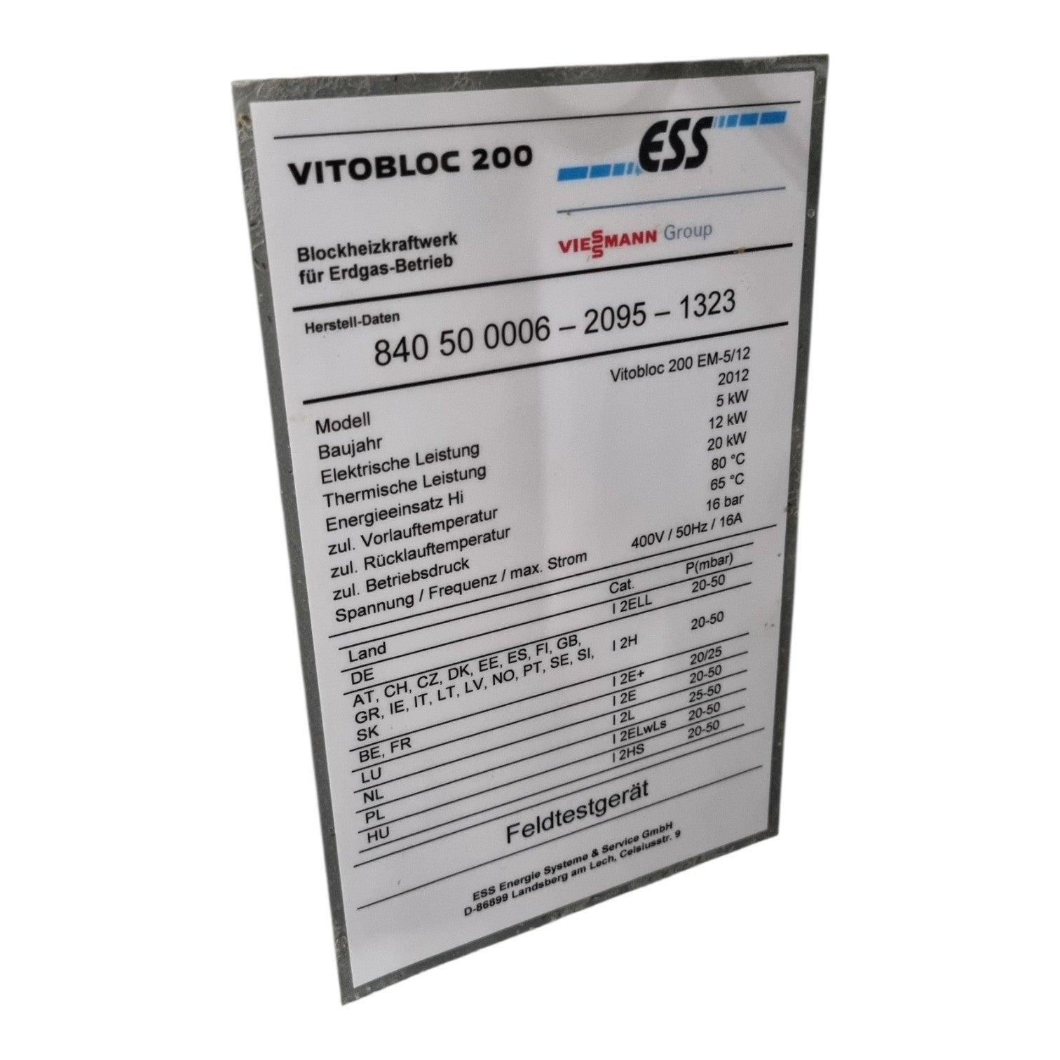 VIESSMANN Vitobloc 200 EM-512 Steuerung Steuergerät Elektronik